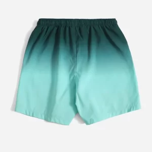 SHEIN Boys Ombre Drawstring Swim Shorts