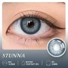 Lalens Stunna Girl Colored Contact Lenses With One-year Using Period, 2pcs/pack, 14.2mm Diameter, Nvp Hydrogel + Nonionic Material, 38% Water Content, Anti-blue Ray, For Daily Commuting And Beauty Wear, Available In Chole, Romona, Nadine Styles.