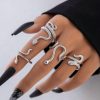 SHEIN 4pcs Snake Design Ring