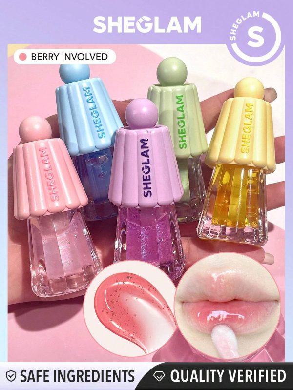 SHEGLAM Jelly Wow Hydrating Lip Oil-Berry Involved