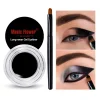 1pc Long-Wearing Waterproof Cream Eyeliner & 1pc Brush