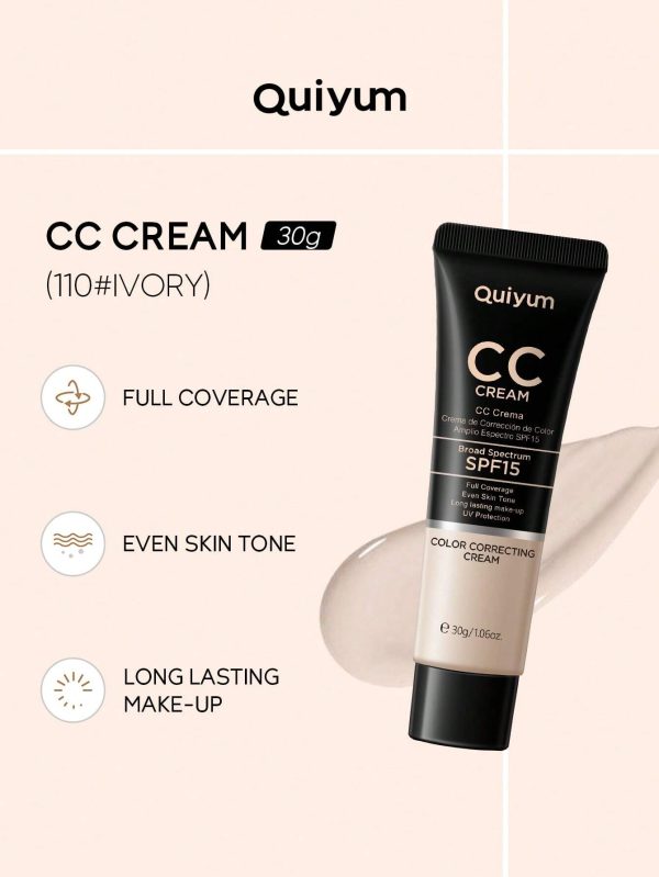 1Pc Long Lasting Quiyum CC Cream, 30g