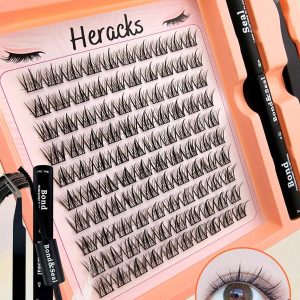 SHEIN 100PCS Individual Cluster Lashes 8-16mm Mix Segmented Individual False Eyelashes