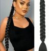 SHEIN 1pc Braiding Hair 16/24 Inch Suitable