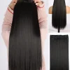 SHEIN Clip In Long Straight Synthetic Hair Extension