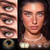 SHEIN Monthly 1 Pair New Brown Soft Colored Contact Lenses