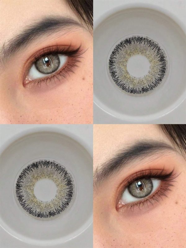 SHEIN A Pair Of Beautiful Contact Lenses With A Cool Gray