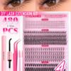 SHEIN 480PCS Individual Lash Clusters Multi Type